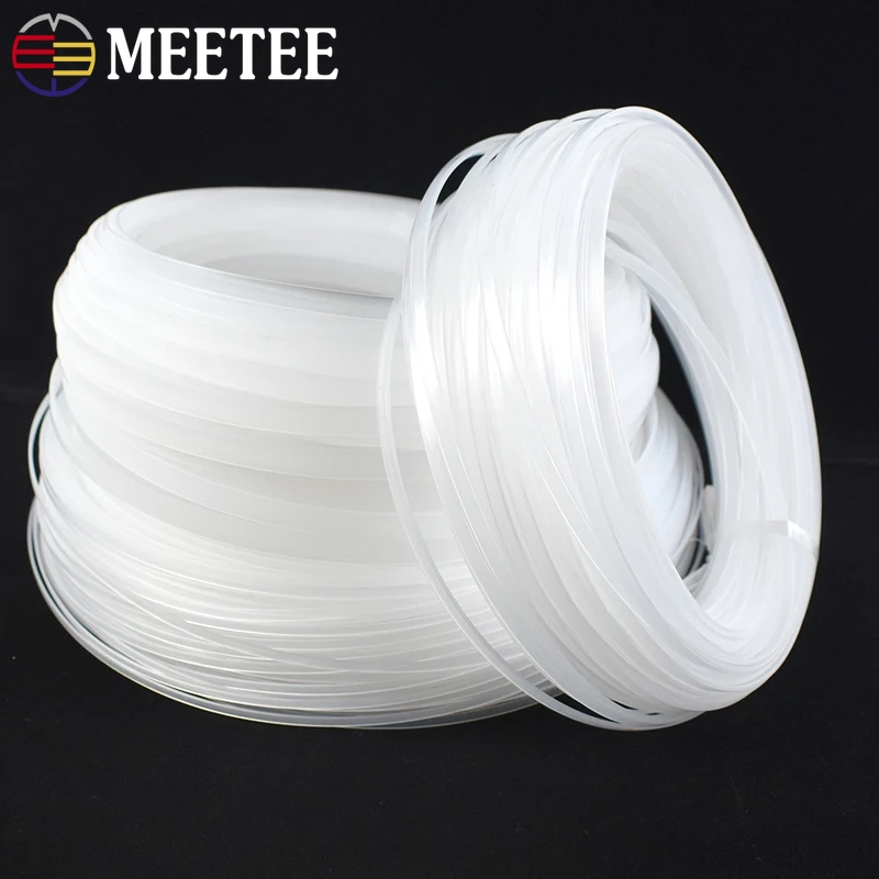 Textile Sewing Support - 20 метров Meetee, прозрачный полипропиленовый пластиковый