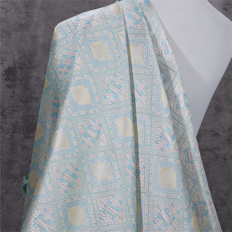 Sewing Fabric - Шелковая атласная ткань жаккардового плетения в