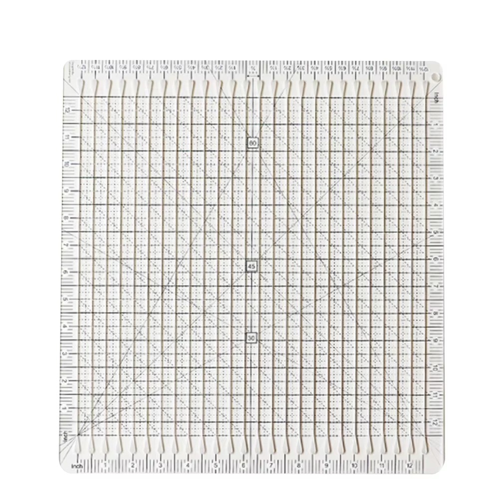 Quilting Ruler Square - Многофункциональная акриловая линейка-шаблон для квилтинга 5-в-1