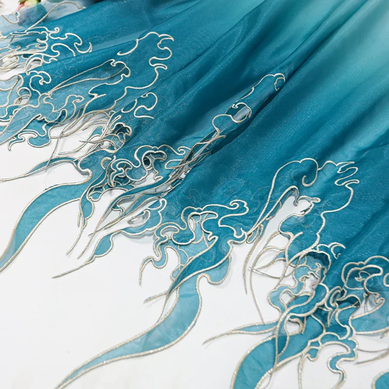 Sewing Fabric - Ткань с вышивкой в китайском стиле,