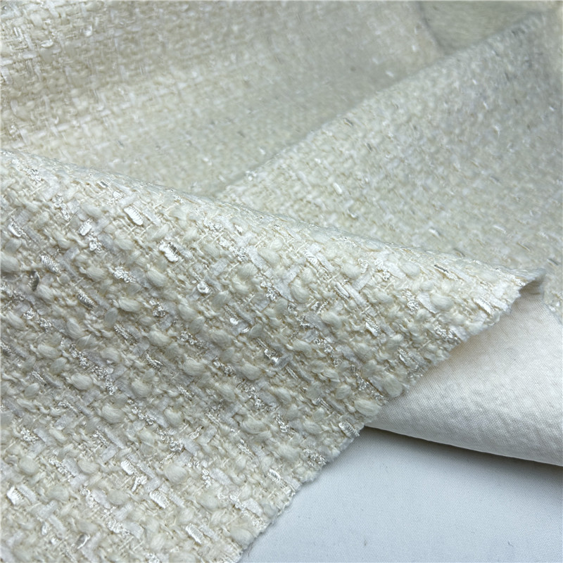 Sewing Tweed - Бежевая французская роскошная драпированная бахрома, тканая