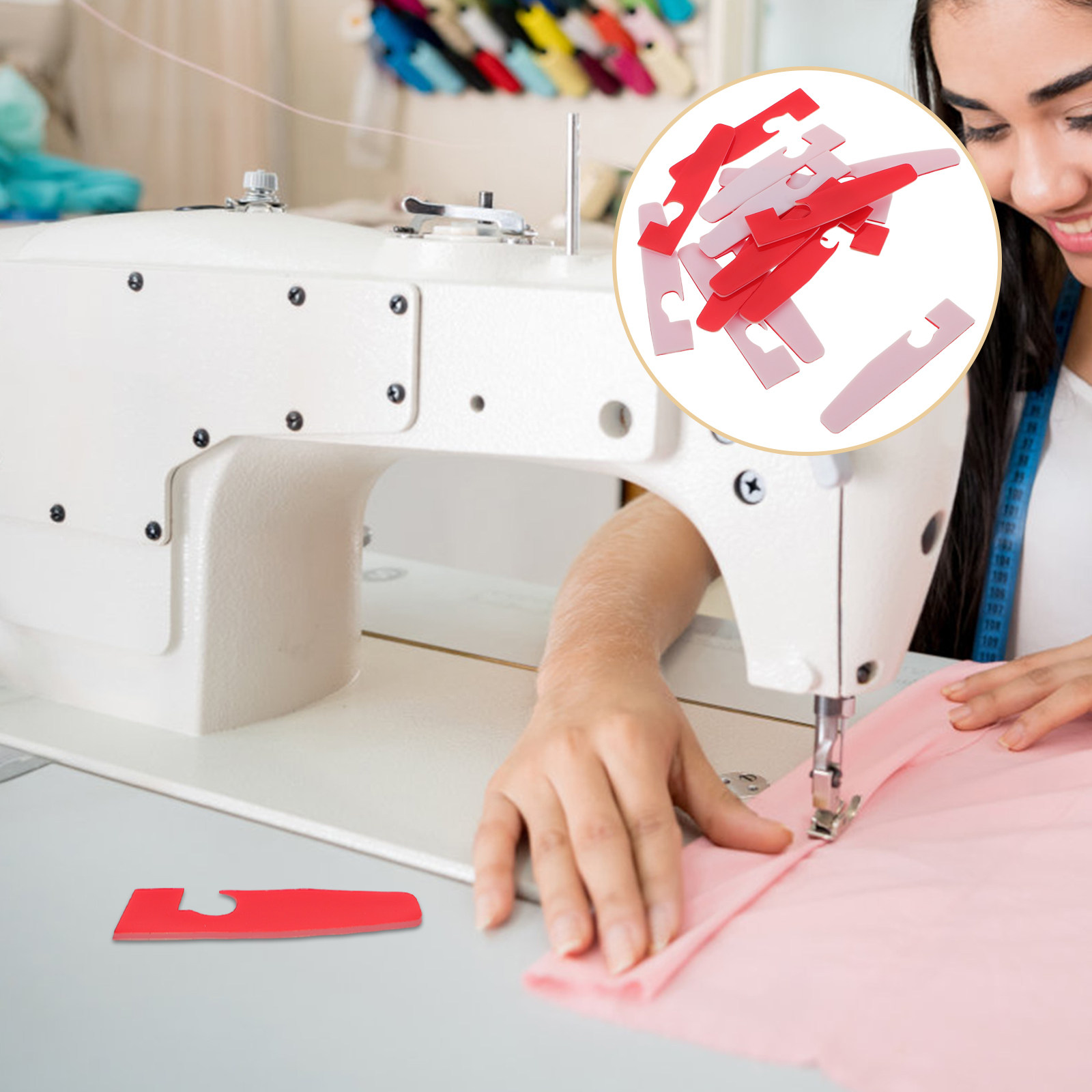 Sewing Machine Fabric - 40 шт. пластиковых сменных накладок для