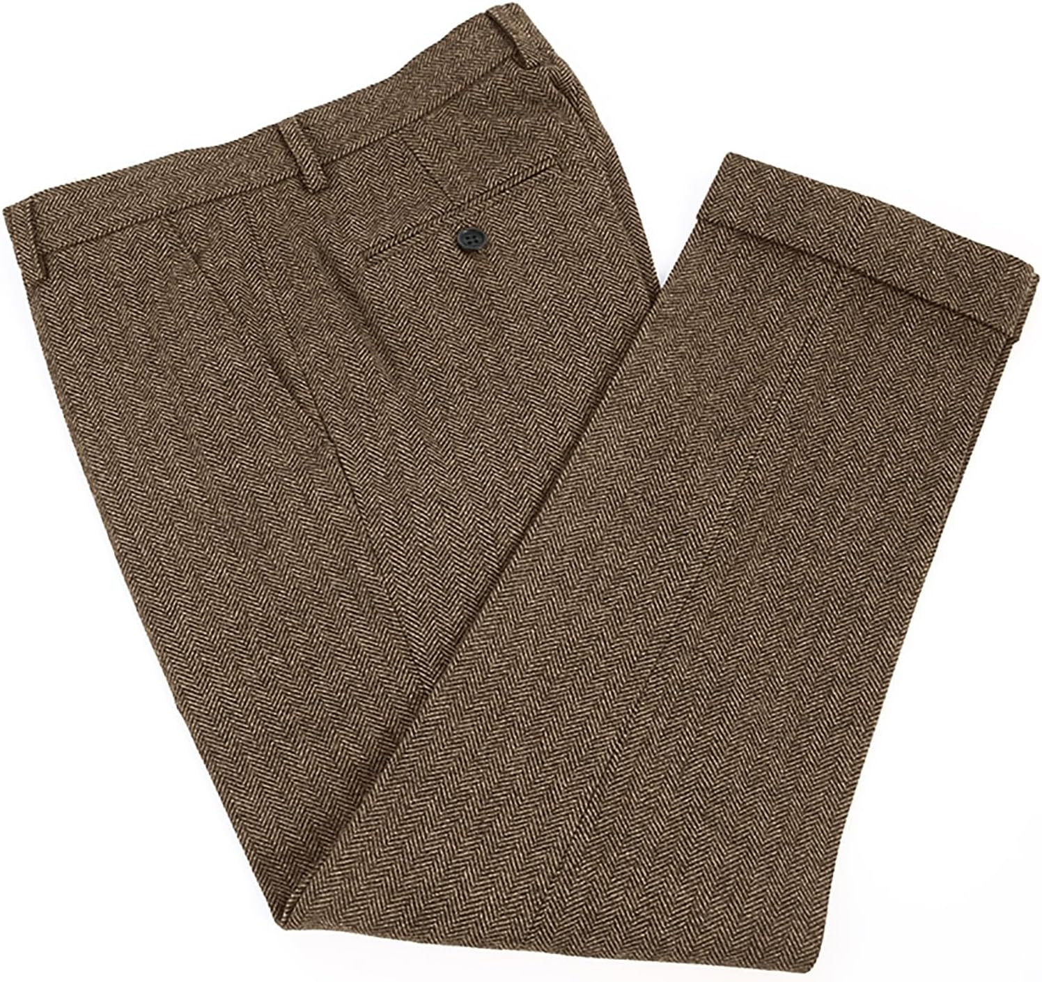 Sewing Tweed - Брюки из твида в елочку, винтажные,
