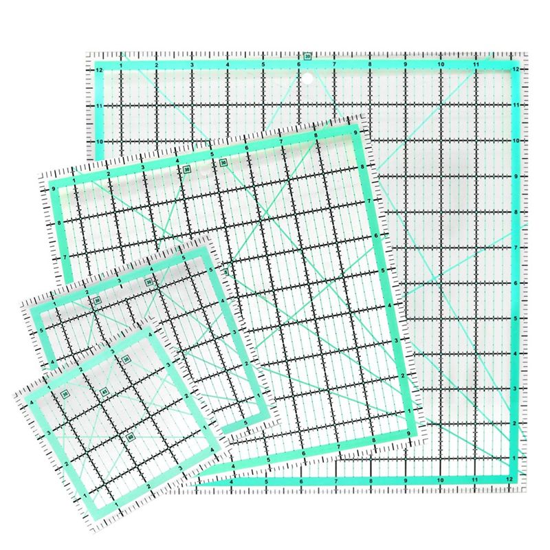 Quilting Ruler Square - Набор из 4 квадратных линеек для