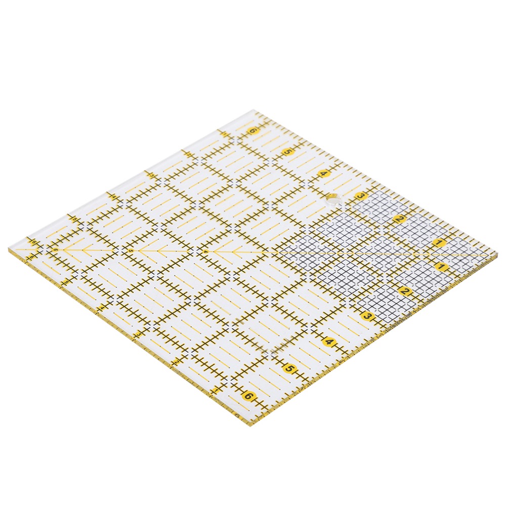 Quilting Ruler Square - Прочная квадратная линейка для квилтинга 6,5x6,5