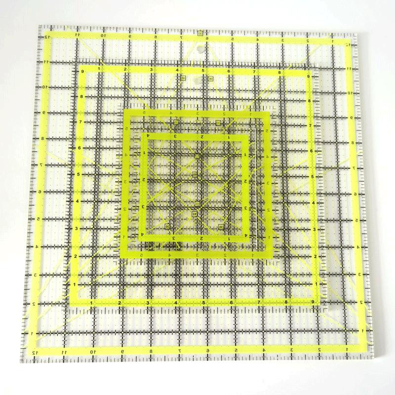 4 шт. квадратные акриловые лин – обзор и цена Quilting Ruler Square