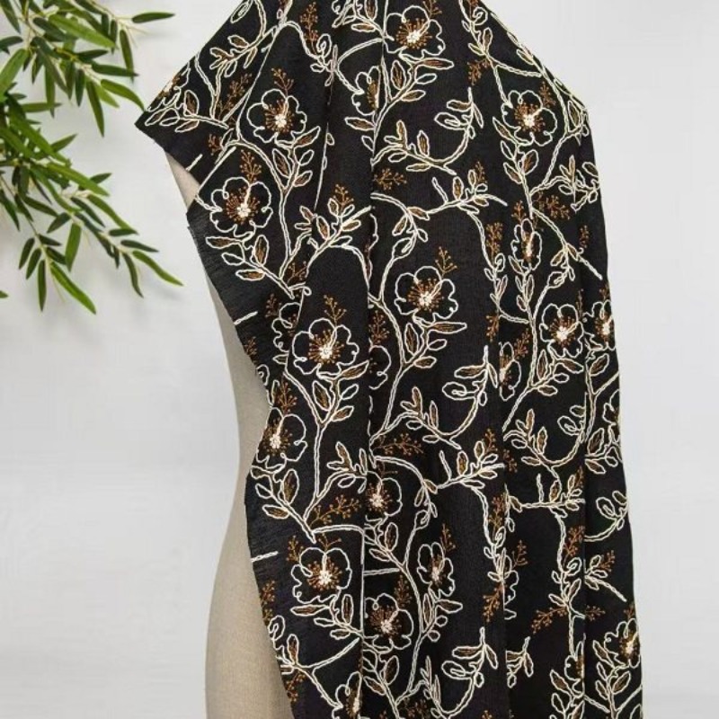 Вышитая тюлевая кружевная ткан – обзор и цена Sewing Fabric