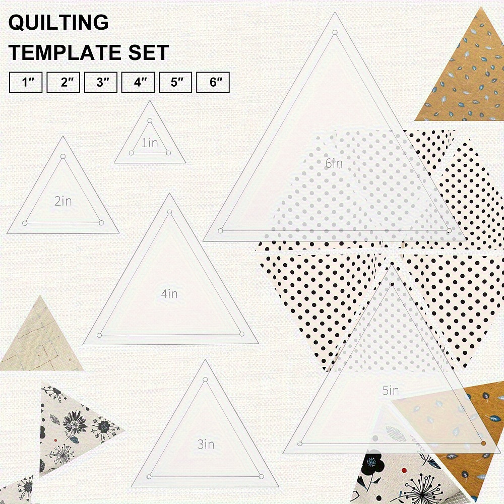 Набор из 6 акриловых треугольн – обзор и цена Quilting Ruler Square
