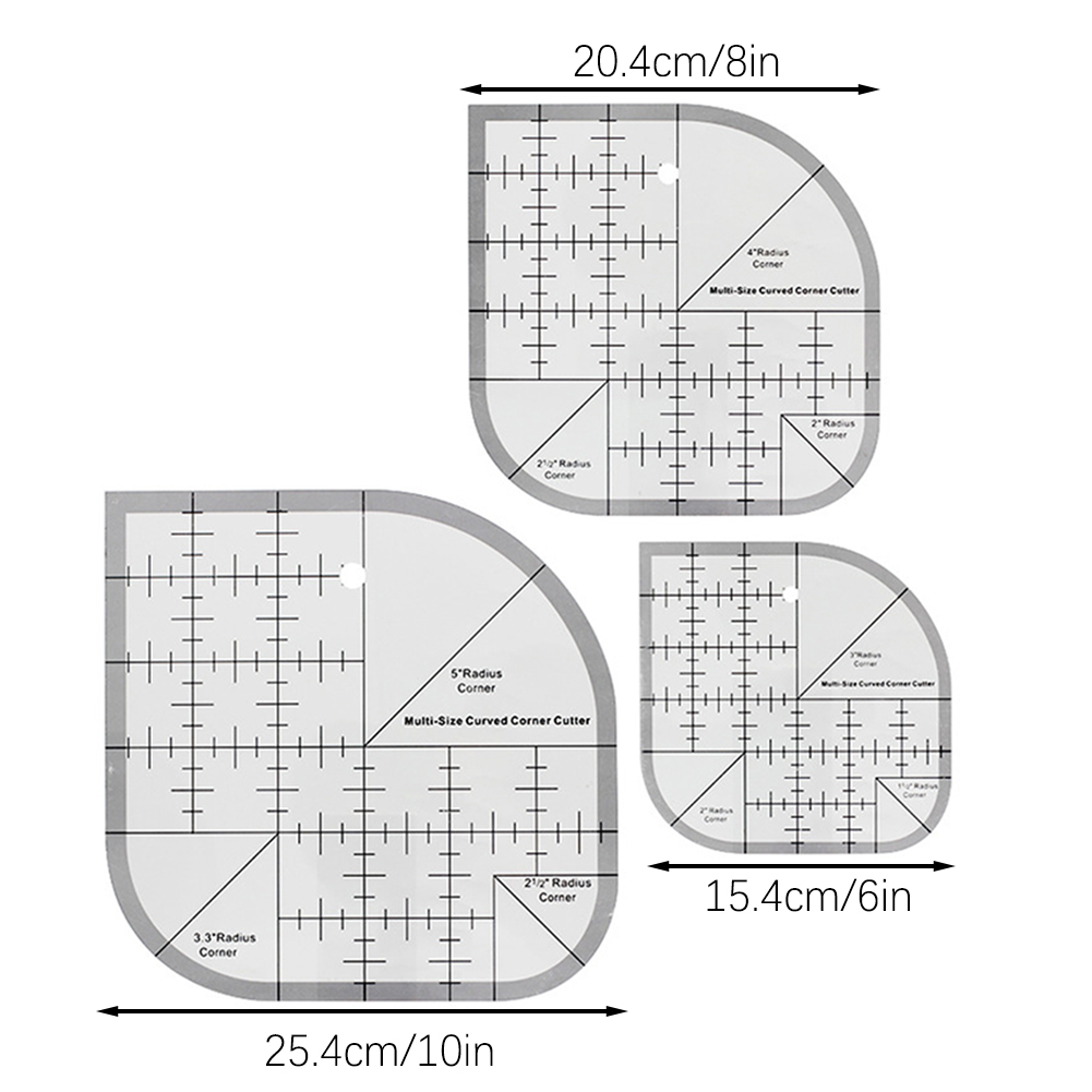 Нескользящая изогнутая угловая – обзор и цена Quilting Ruler Square