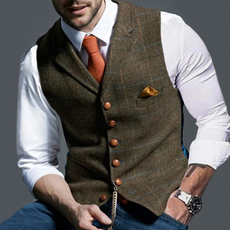 Модные мужские жилеты с лацкан – обзор и цена Sewing Tweed