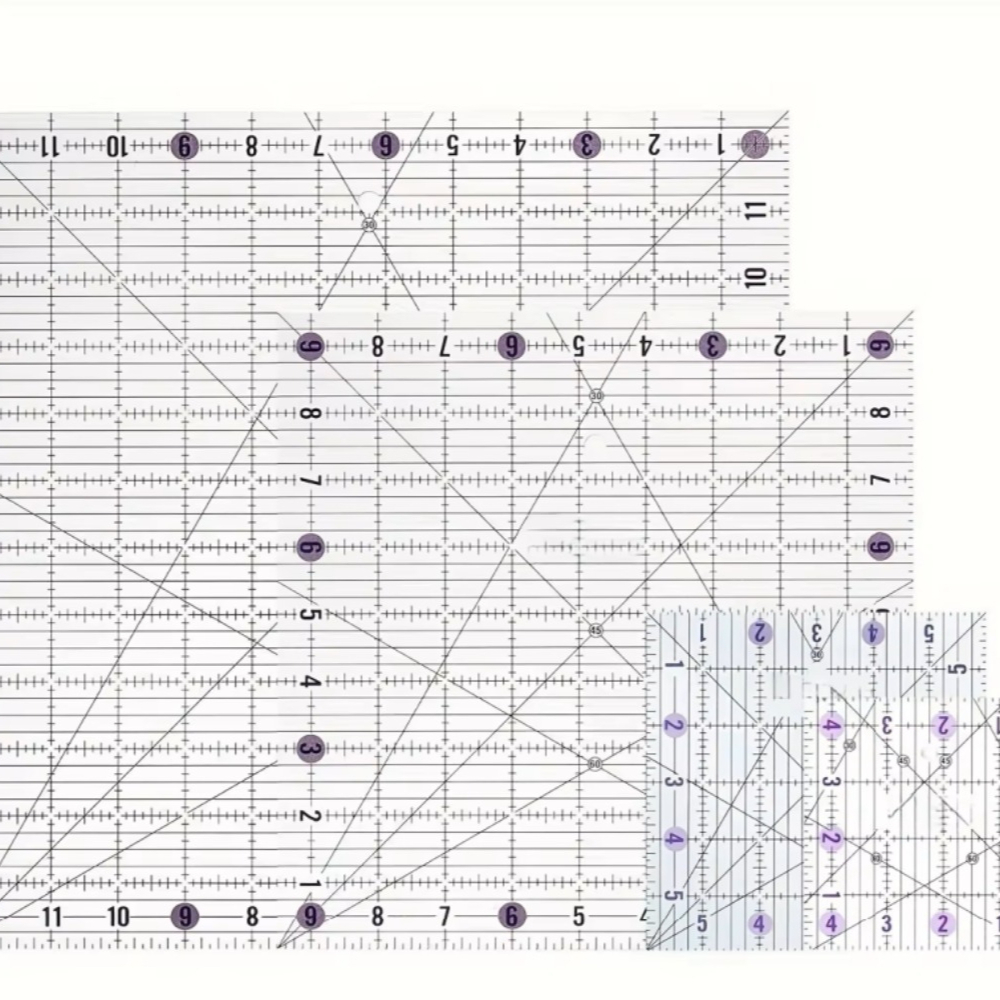 Набор из 4 квадратных акриловы – обзор и цена Quilting Ruler Square