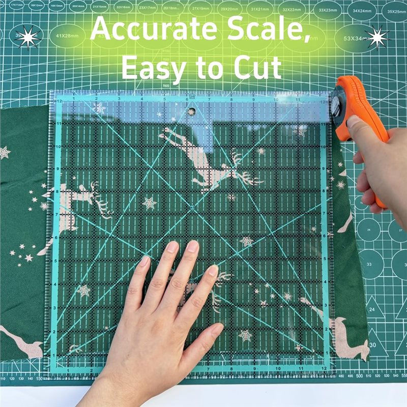 Набор из 7 синих линеек для вы – обзор и цена Quilting Ruler Square