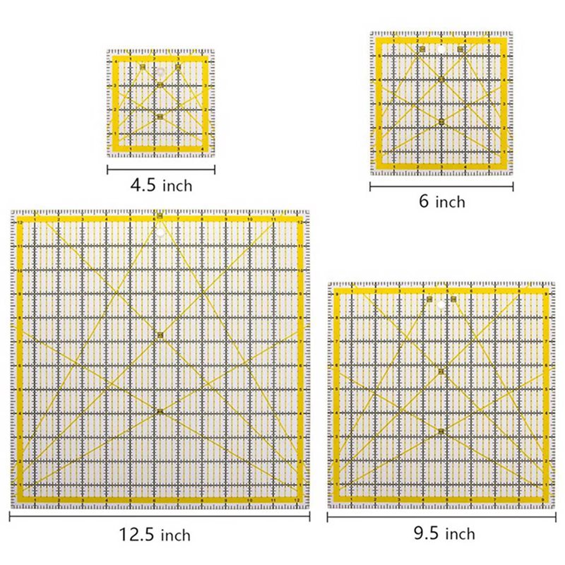 Набор из 10 акриловых линеек д – обзор и цена Quilting Ruler Square