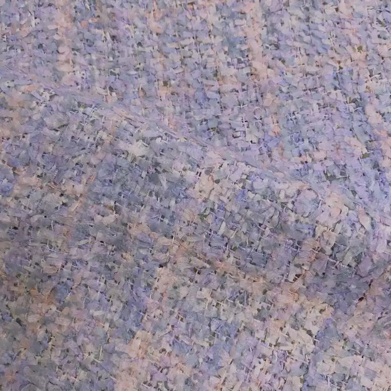 Светло-фиолетовая твидовая тка – обзор и цена Sewing Tweed