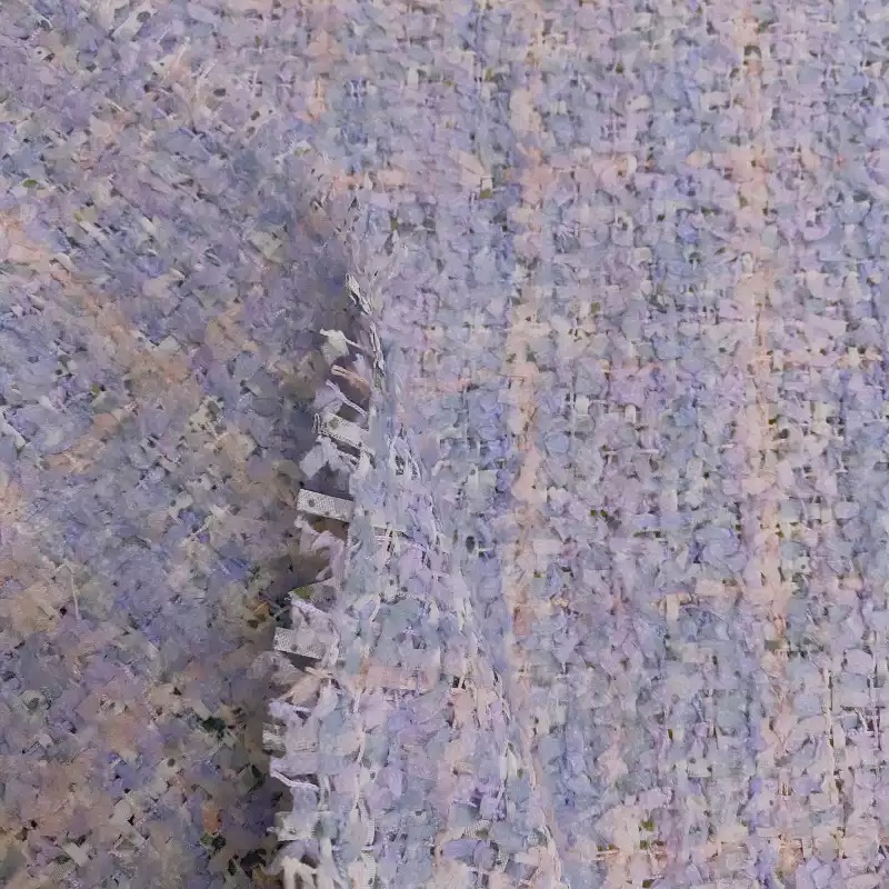 Светло-фиолетовая твидовая тка – обзор и цена Sewing Tweed