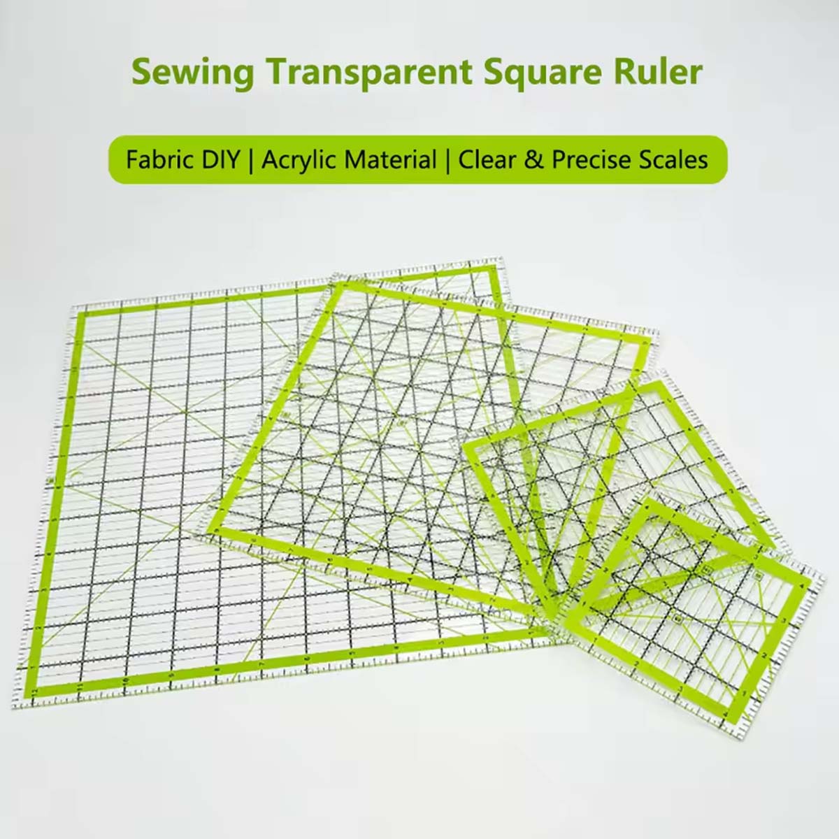 Набор из 4 акриловых квадратны – обзор и цена Quilting Ruler Square