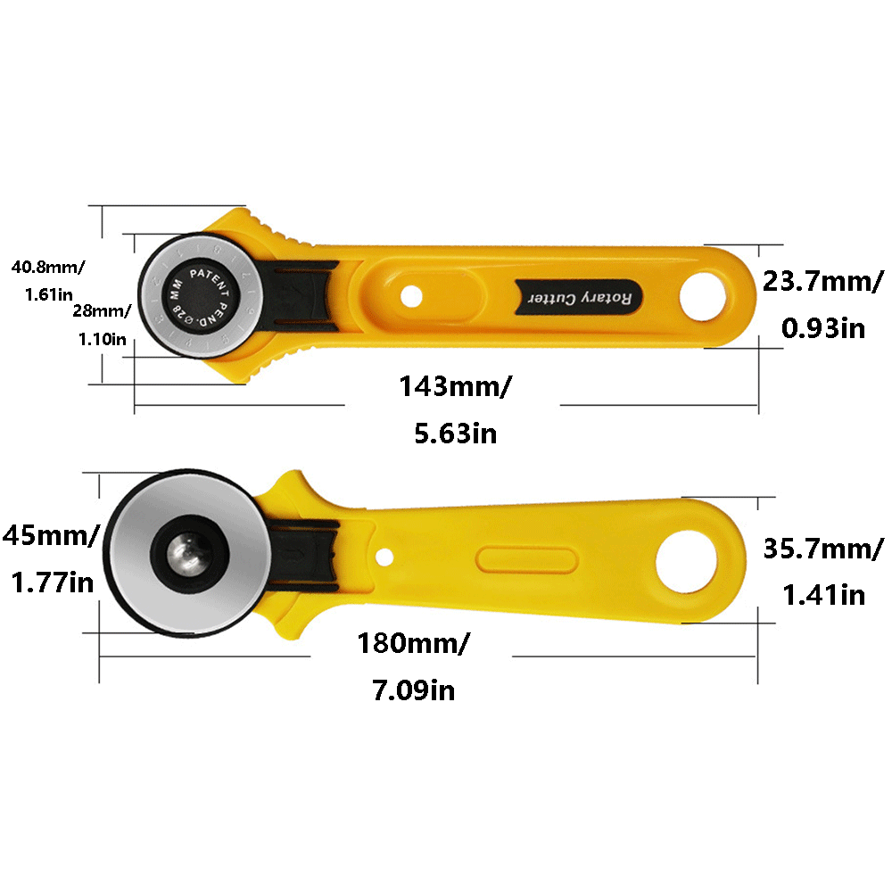 Роторный резак для кожи, лоску – обзор и цена Rotary Cutter Fabric